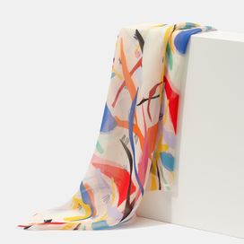 poly georgette fabric printing show through