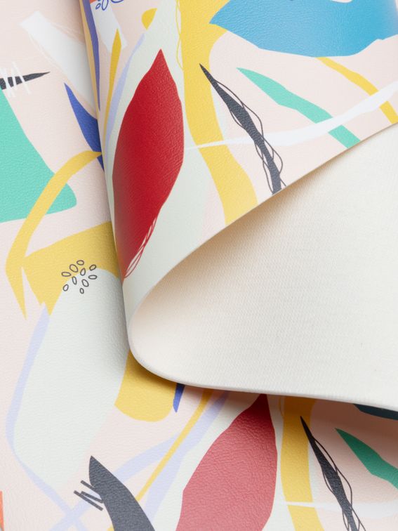 customised faux leather upholstery fabric