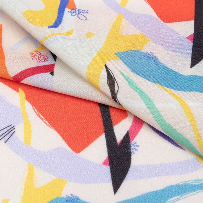Custom Viscose Fabric Printing. Printed Rayon Viscose Fabric