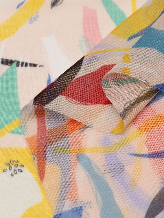 drape printing on muslin