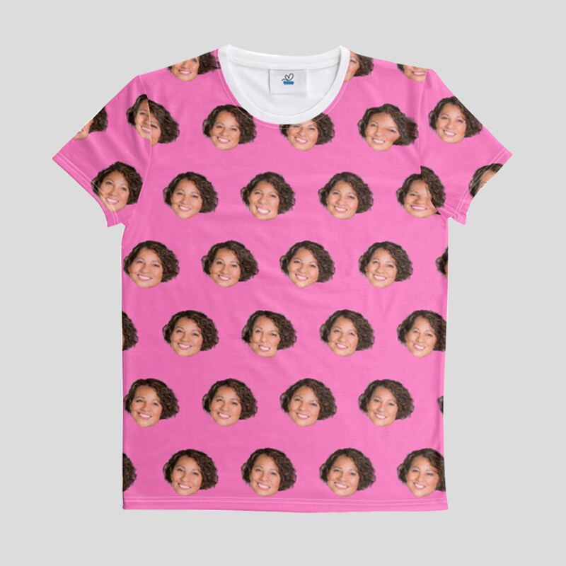 pludselig Oh virkelighed Face T-Shirts. Face On T-Shirts. Personalised Face T-Shirts.