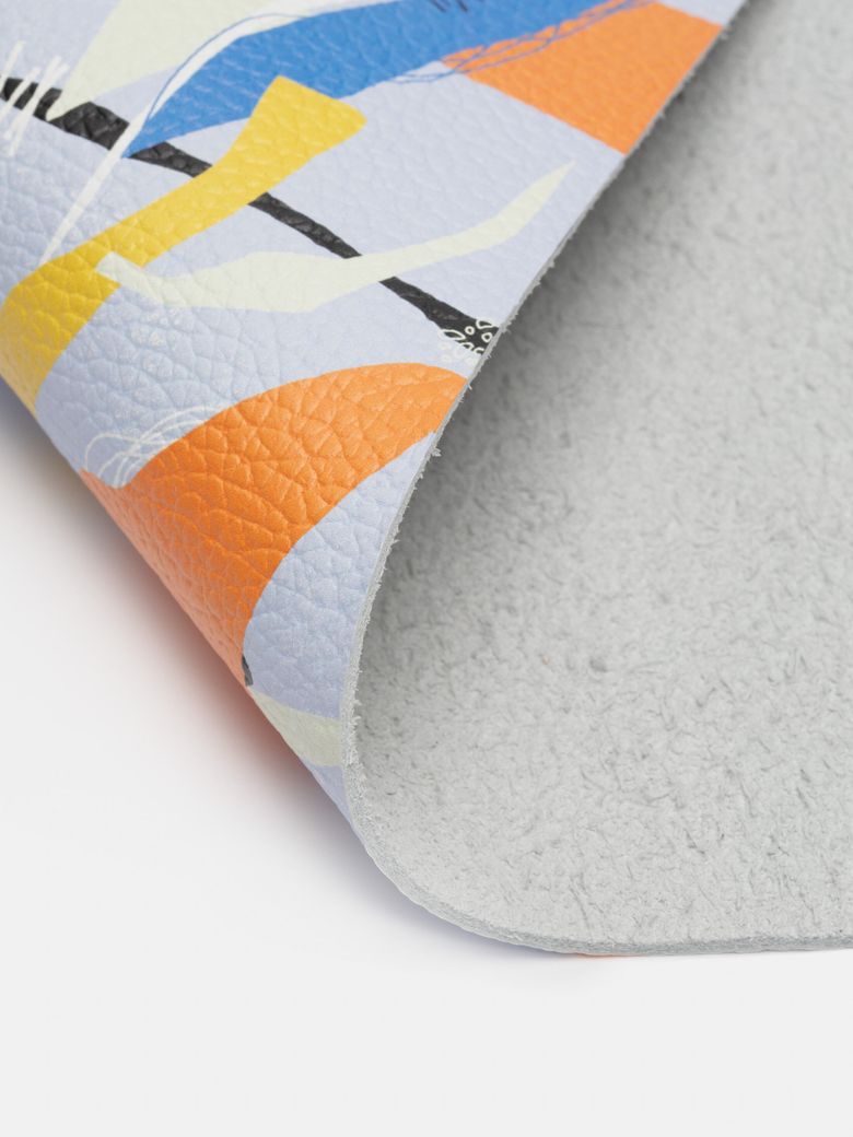 textured nappa leather printing