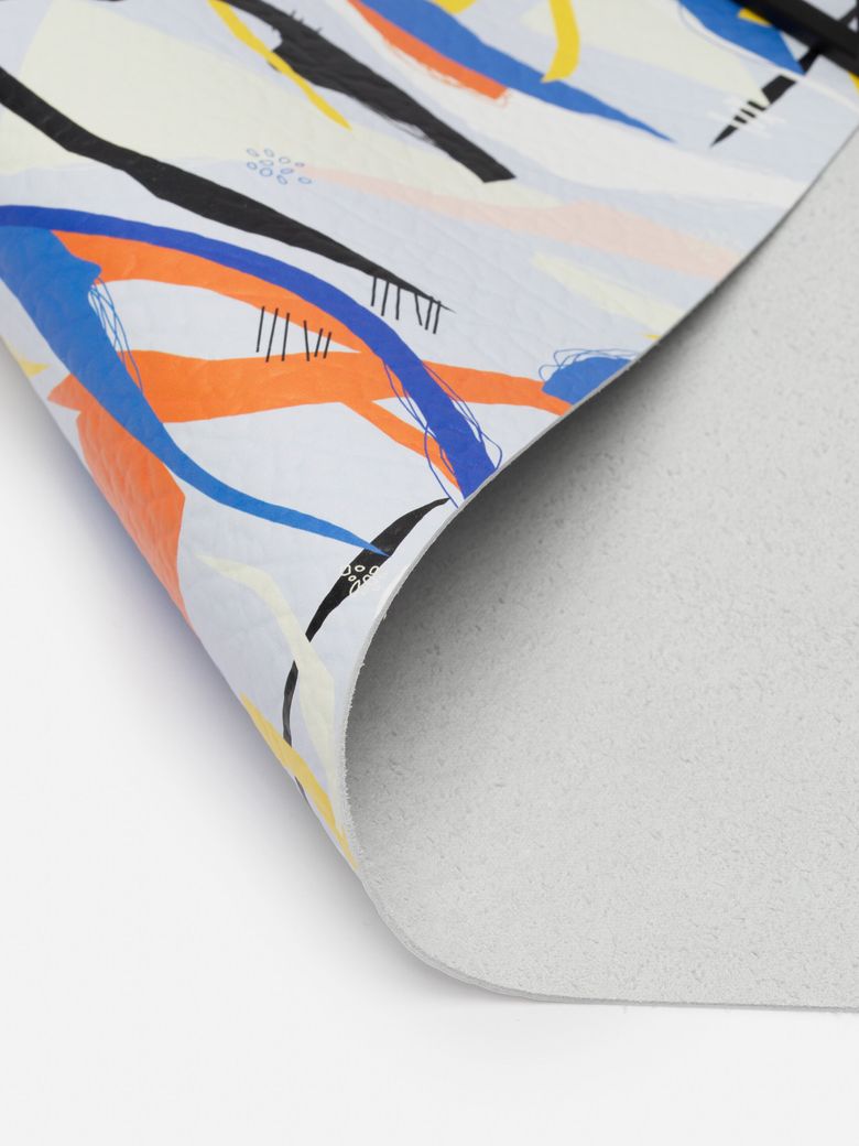 textured nappa leather printing