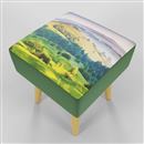 Custom Vanity Stool square