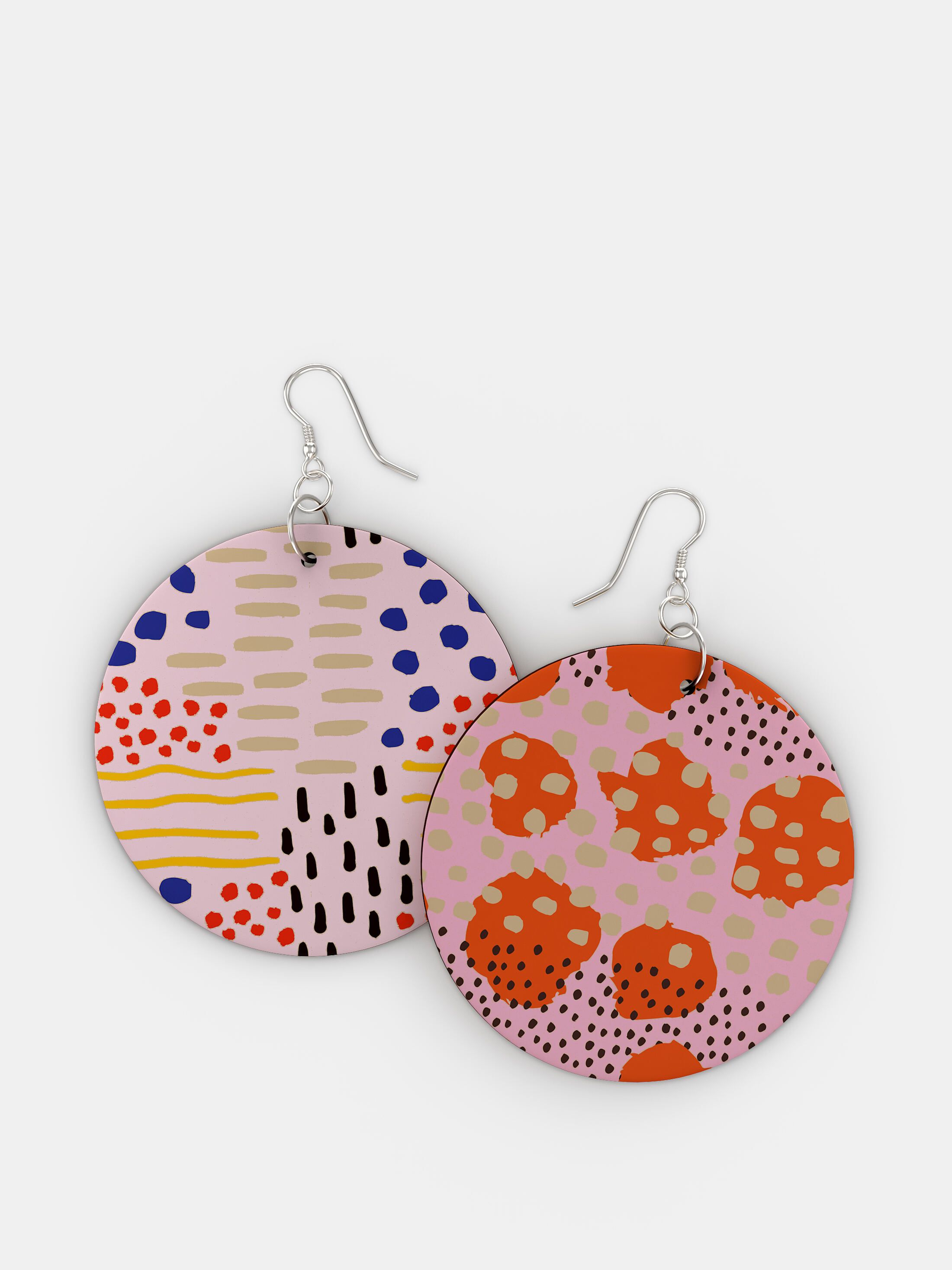 handmade wooden earrings