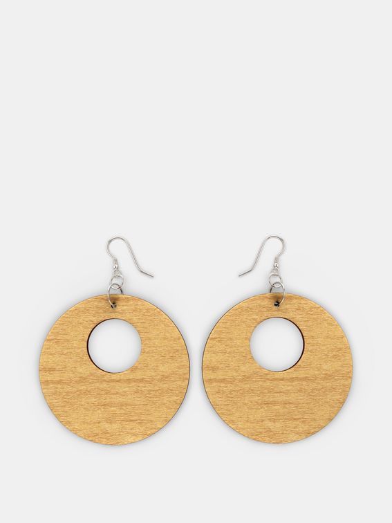 custom wooden earrings