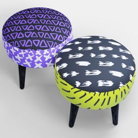 bespoke ottoman footstool