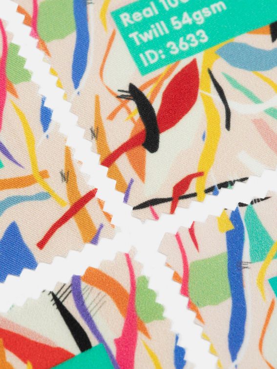 edging of swatches