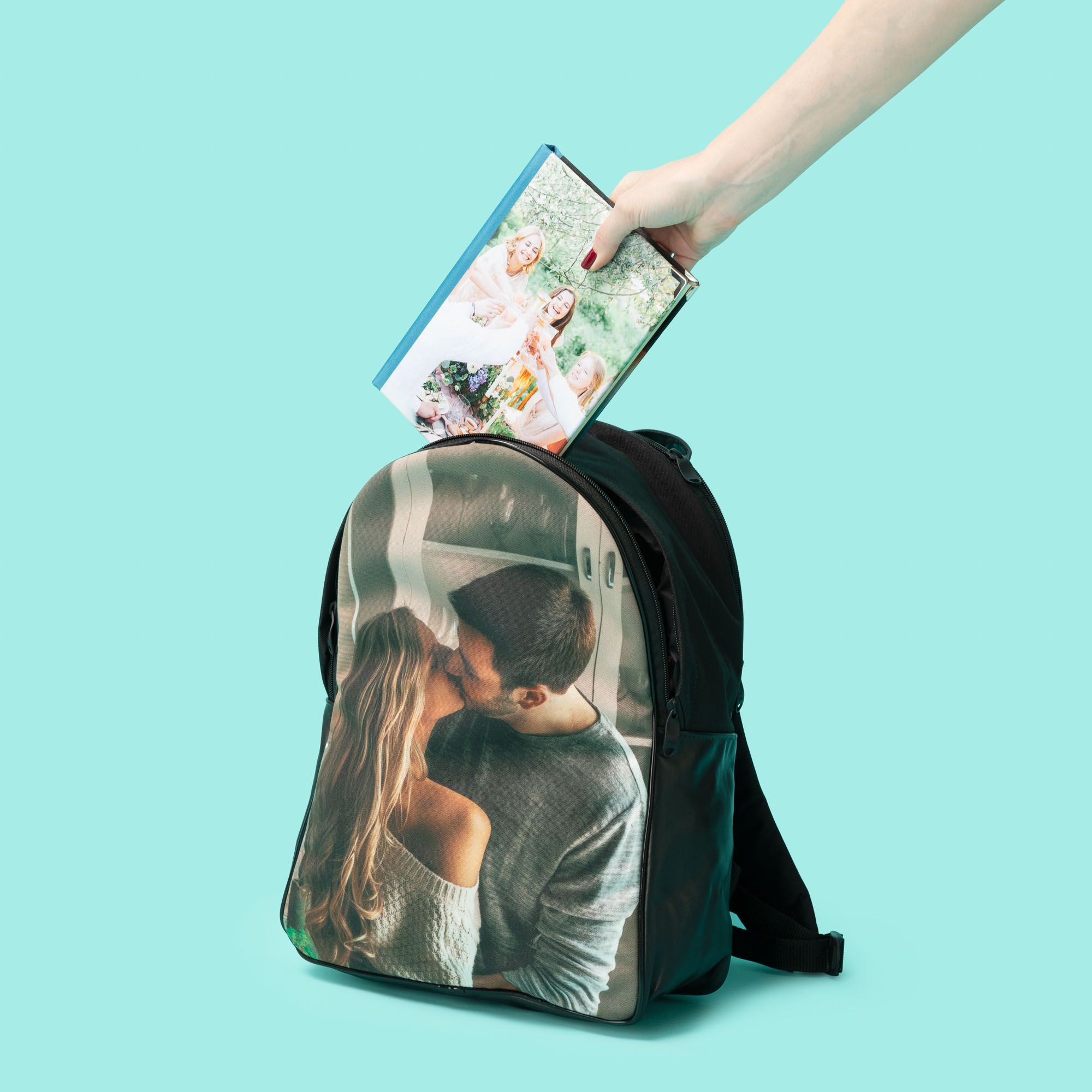 printed travel bag