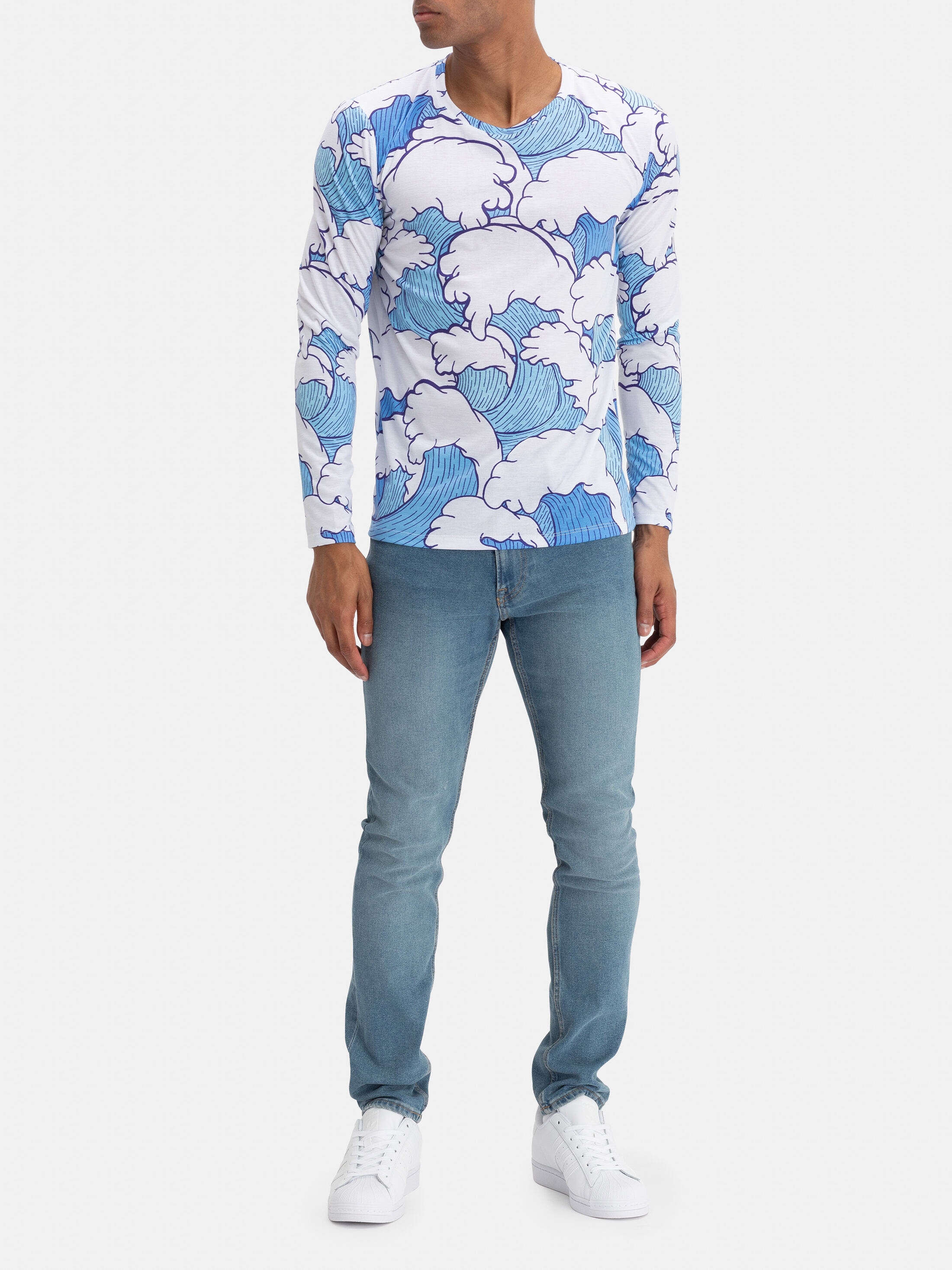 heren t-shirt met lange mouwen personaliseren