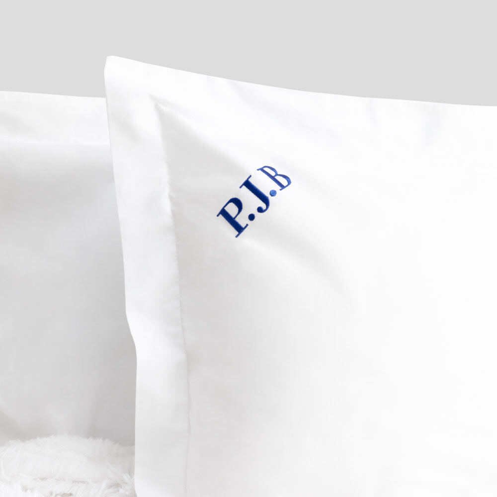 pillows with initials embroidered