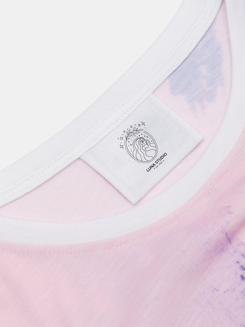 print your own fashionable long sleeve t-shirt printed label