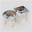 bespoke side table both shapes