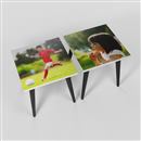 custom side table square tops