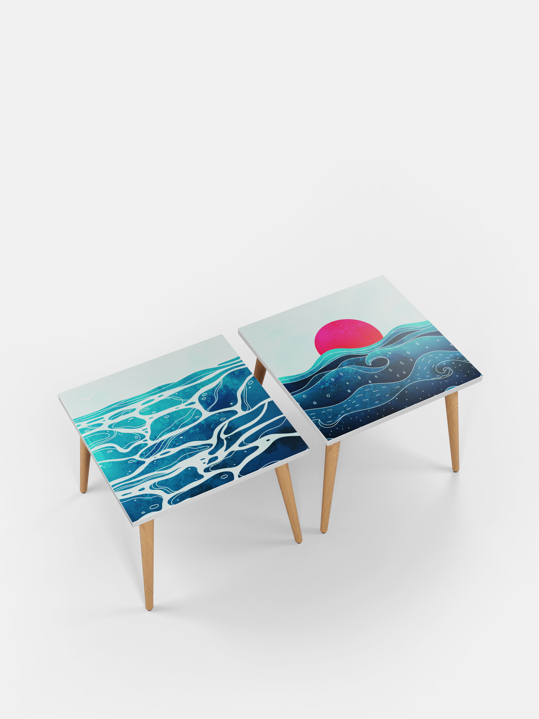 printed coffee table