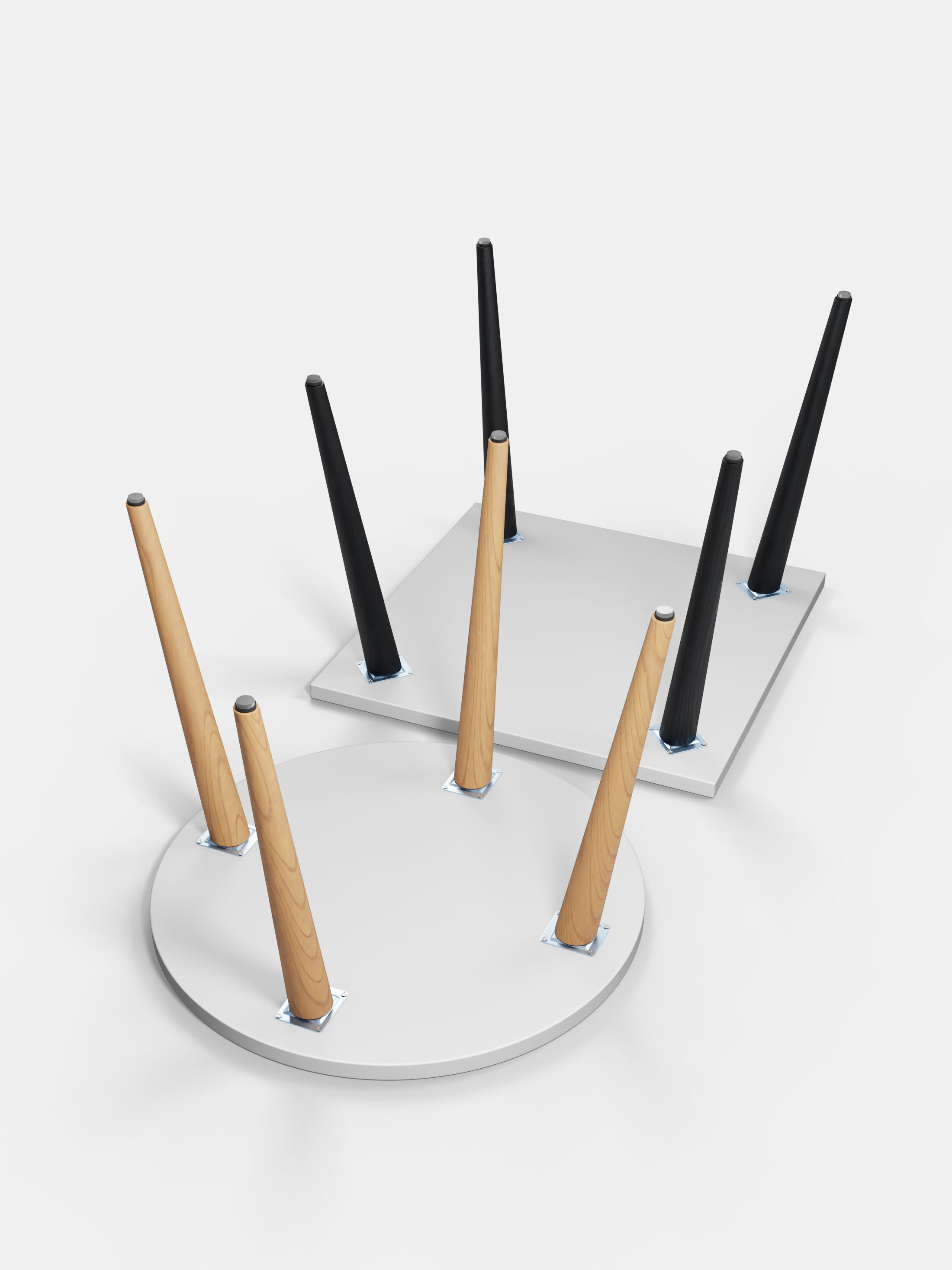 gepersonaliseerde salontafels met pootjes