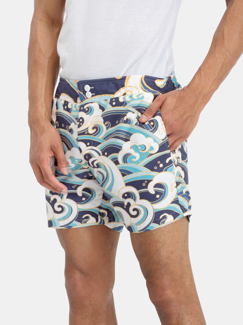 printed quick dry shorts