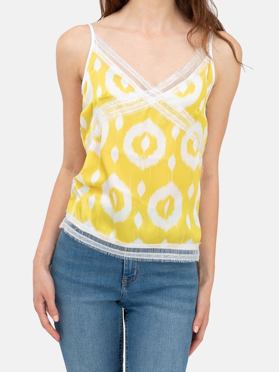 レーストリムキャミソール デザイン