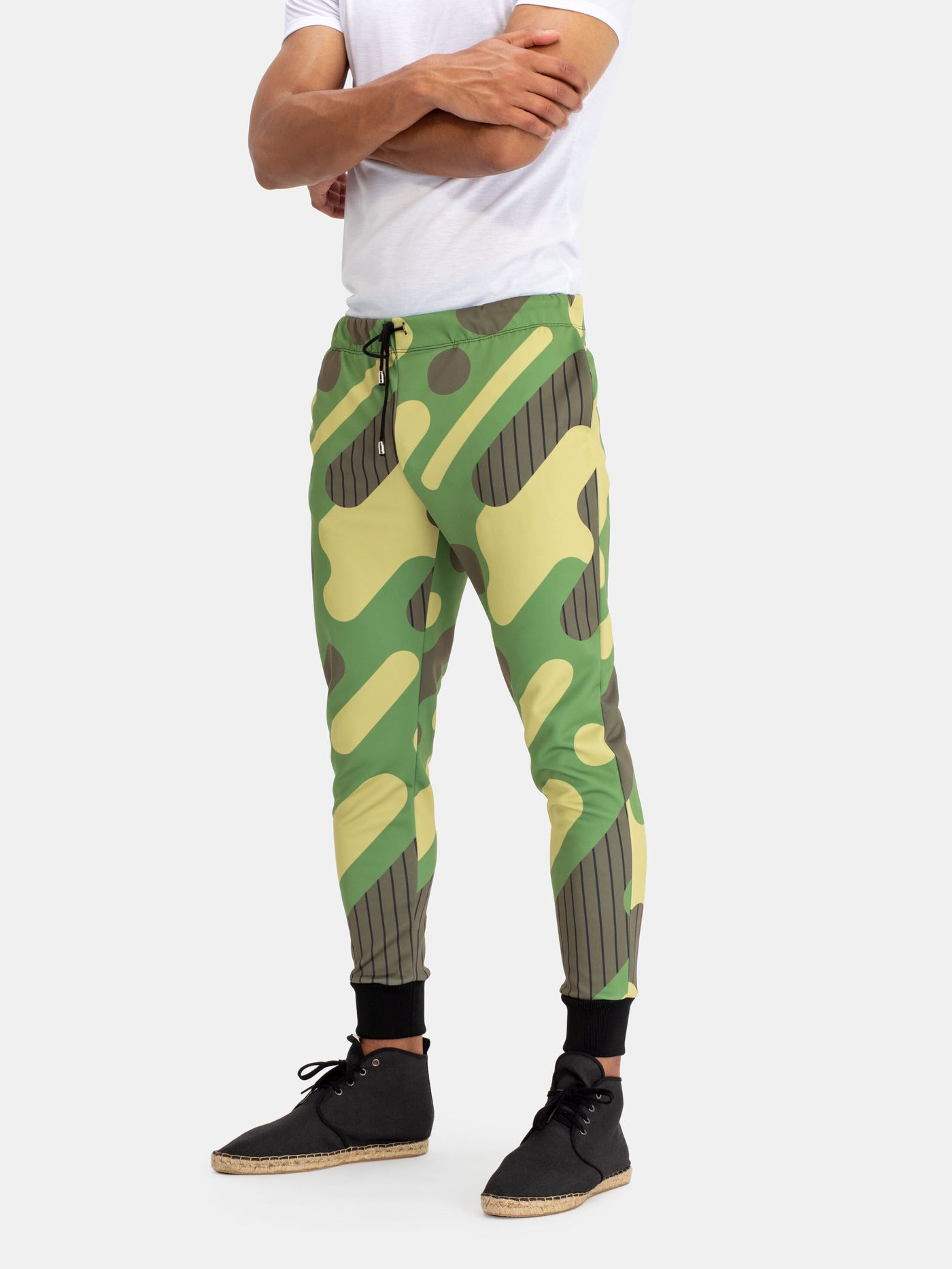Vanvene Pantalon en lin de détente pour homme coupe ample et jambes Vanvene Pantalon en lin de détente pour homme coupe ample et jambes