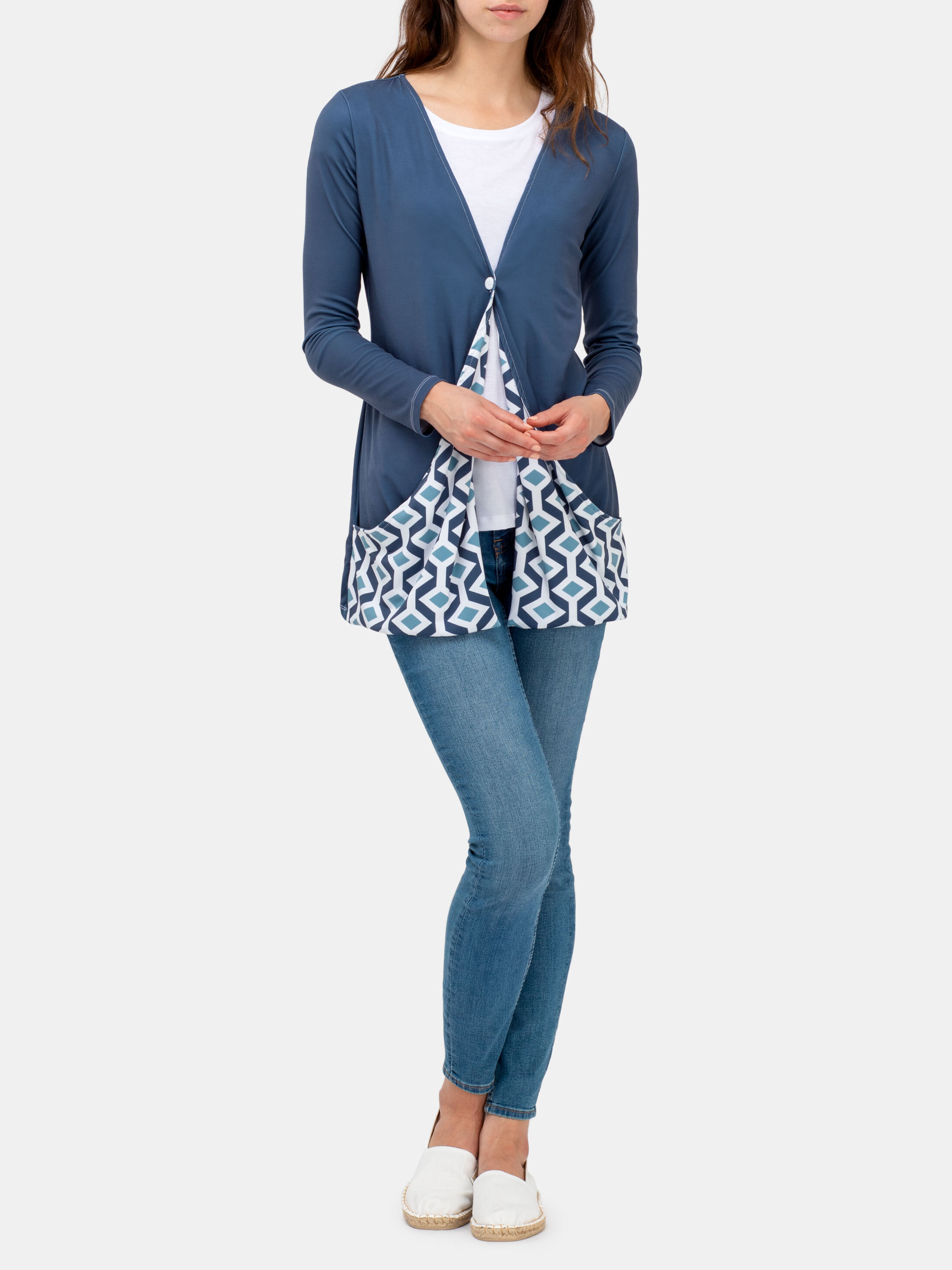 Long sleeve cardigan with pockets hotsell