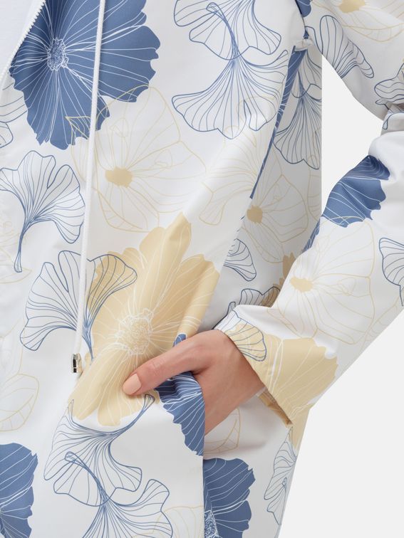 ladies printed raincoats