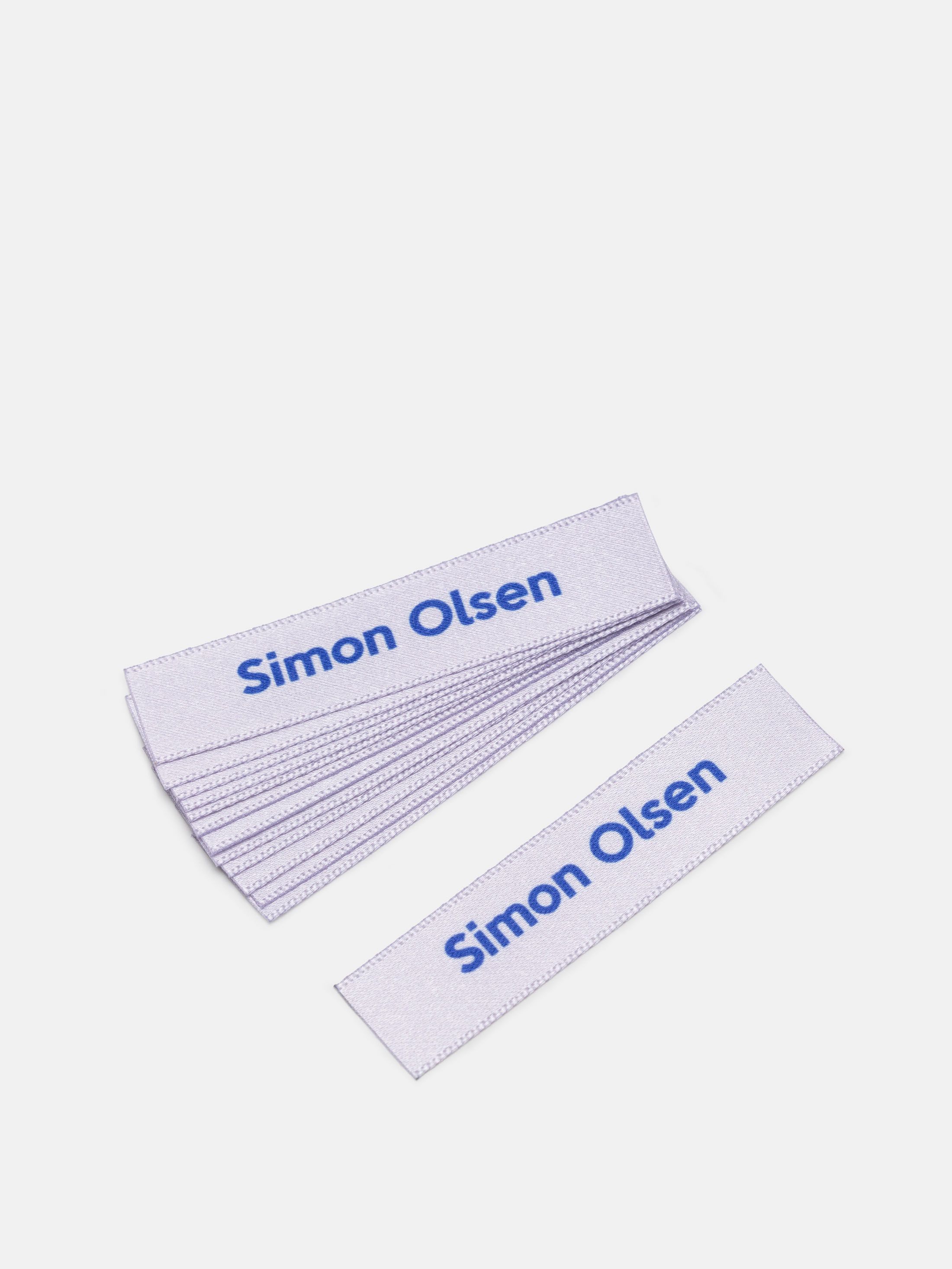 multiples étiquettes personnalisées pour uniformes