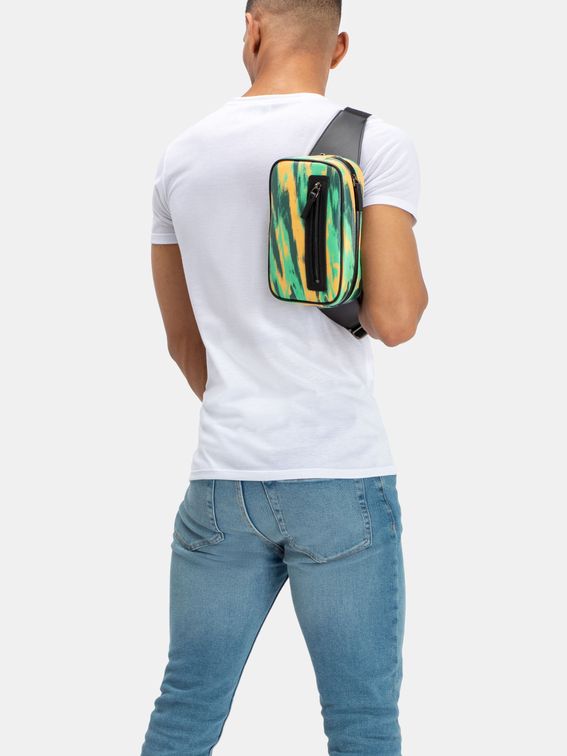 printed bum bags with zip