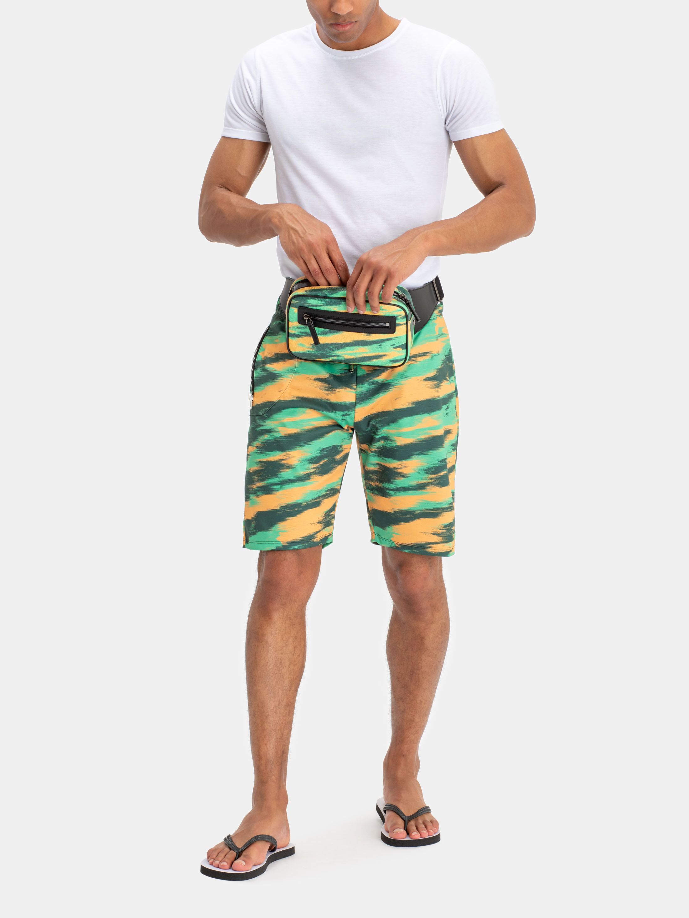 sacoche ceinture imprimée