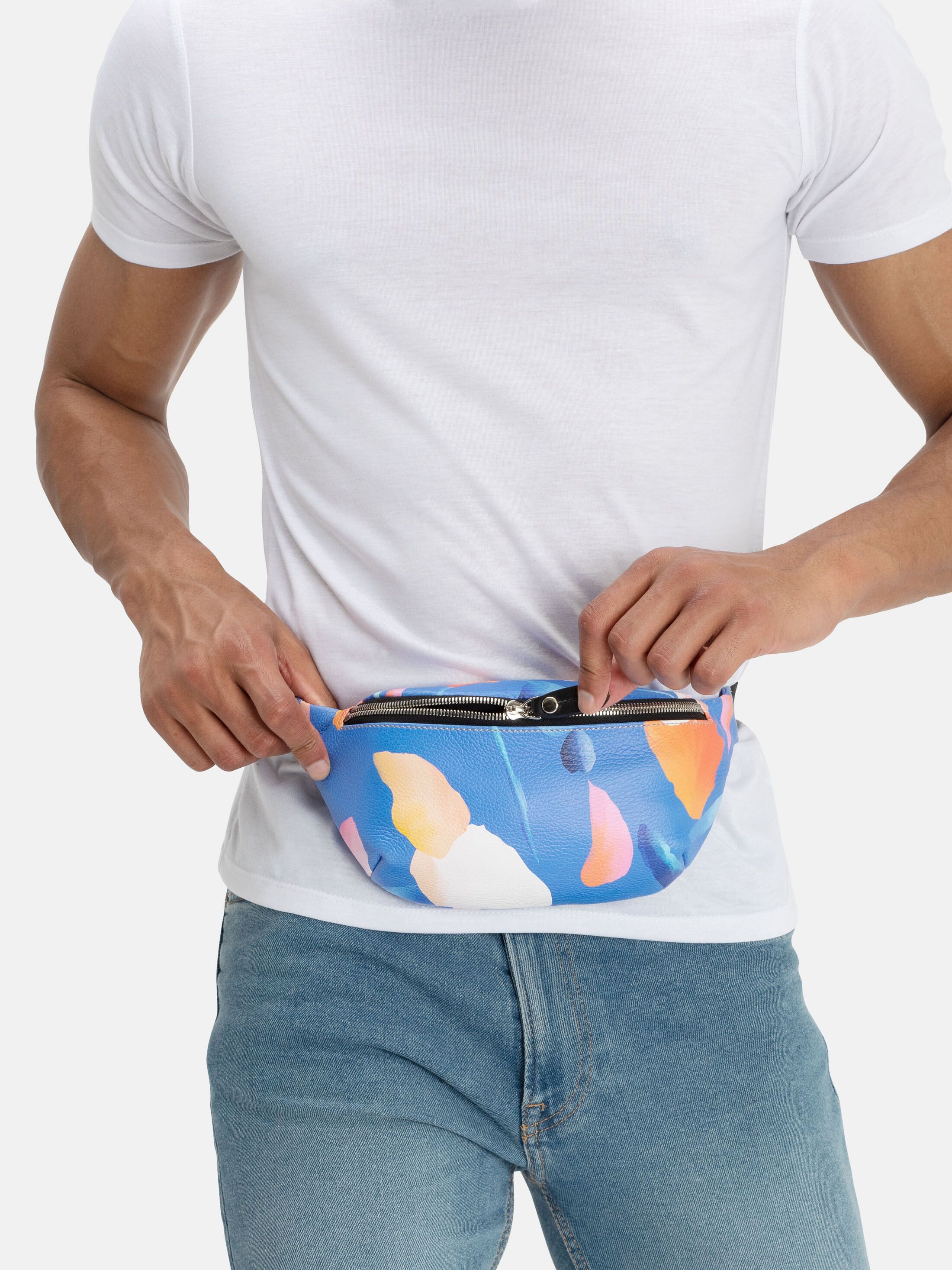 print on demand fanny pack with pattern