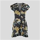 personalised mini flounce dress