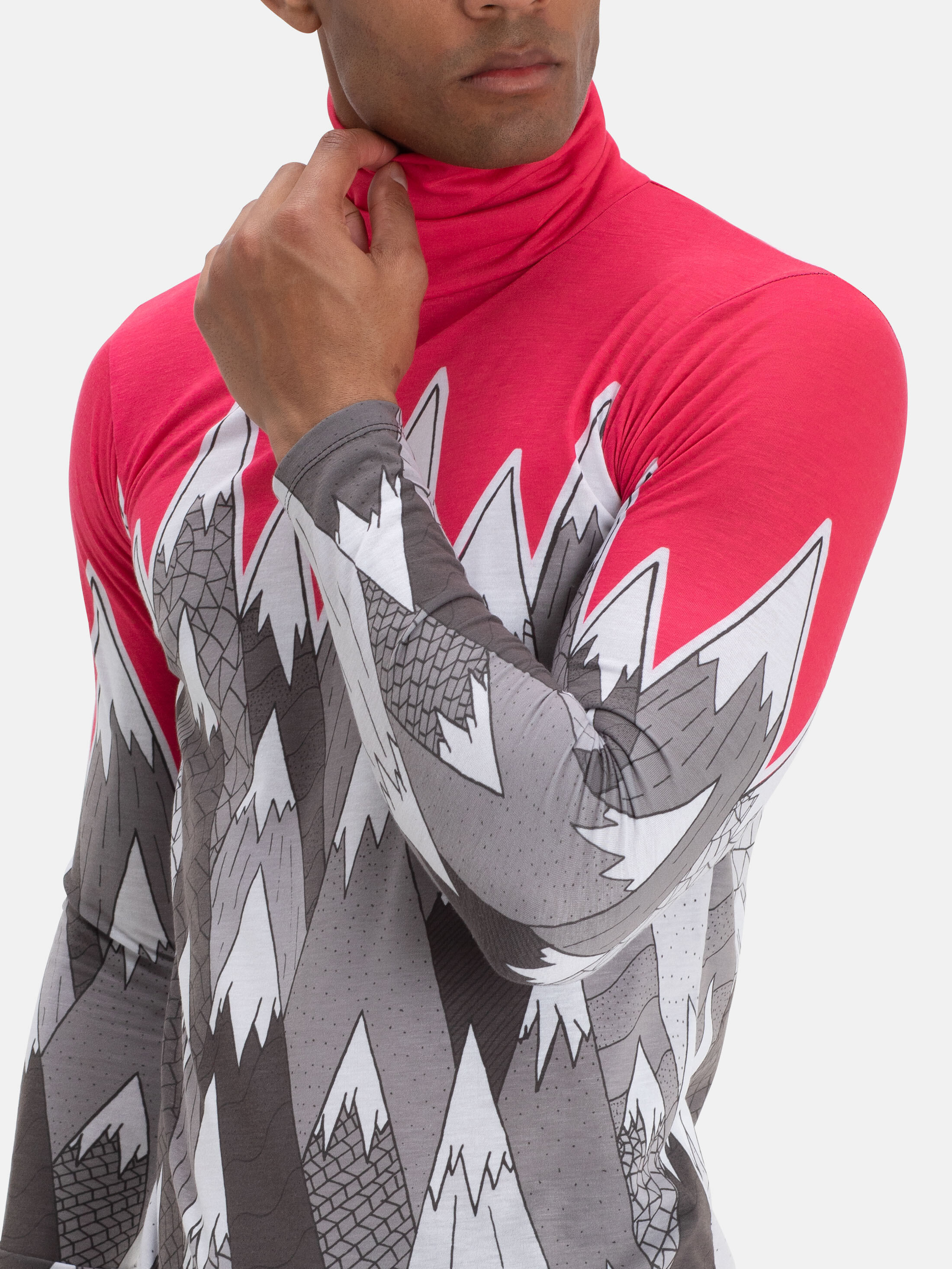 Mens ski hotsell roll neck tops