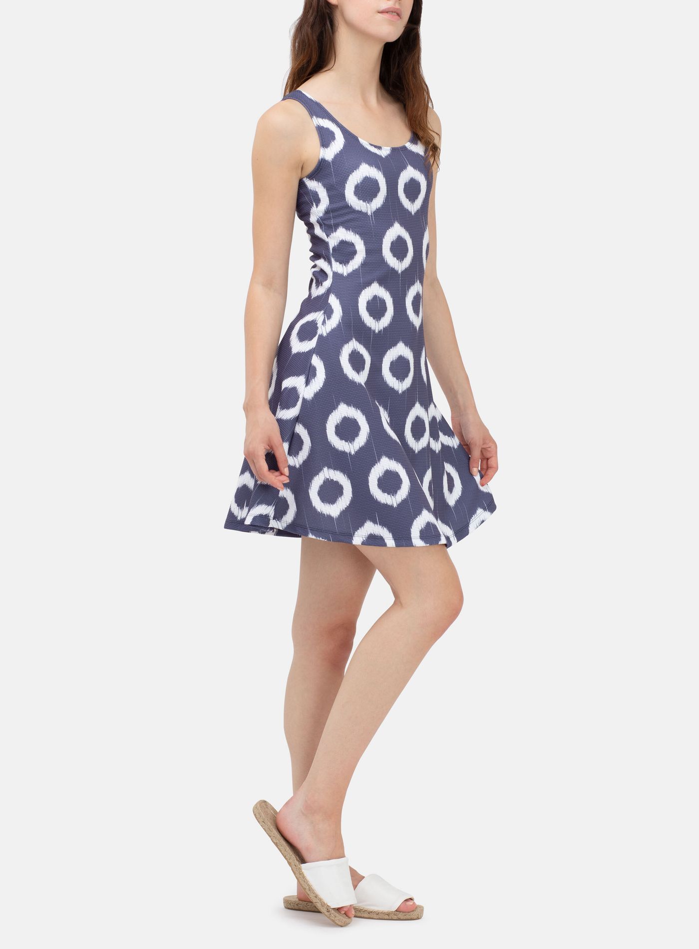 skater fit dress clear wind Women's Halter Neck Skater Fit and Flare Mini Party Dress Black S at Amazon Women's Clothing store