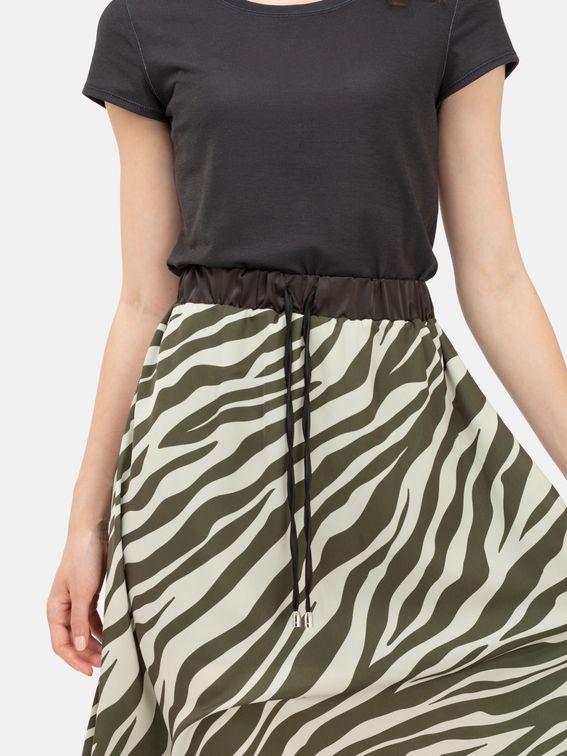Buy online Mid Rise Flared Skirt from Skirts, tapered pants