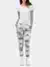 jogger da donna con stampa