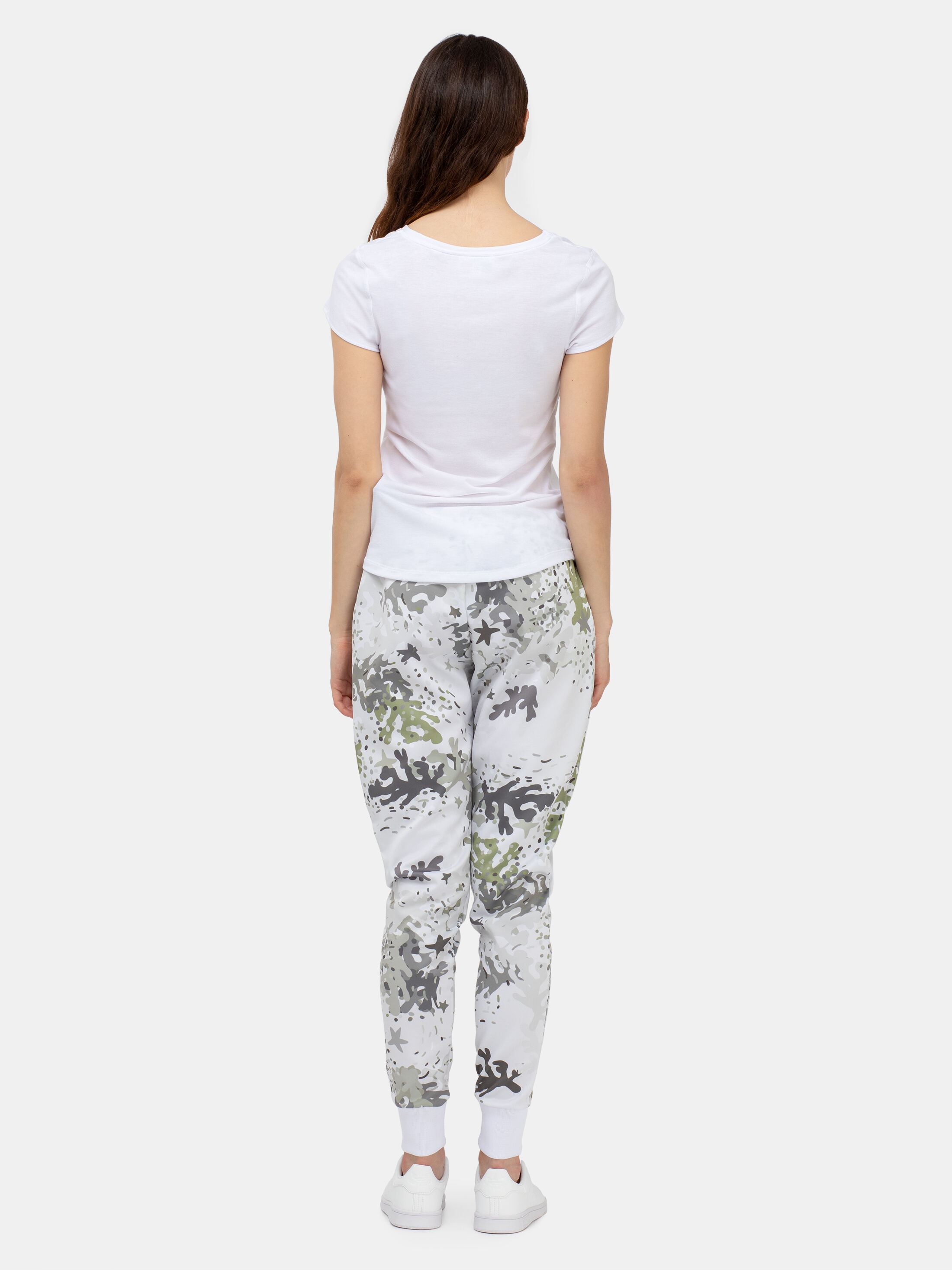 Printed jogging online bottoms