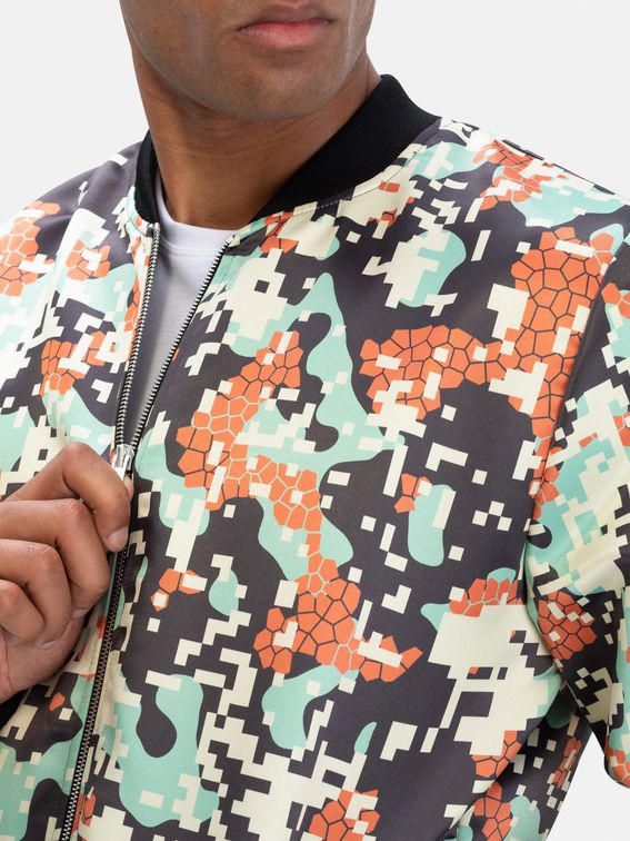 Customised bomber jacket back