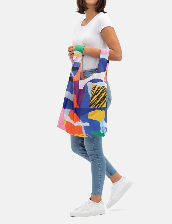 Borsa pieghevole con stampa