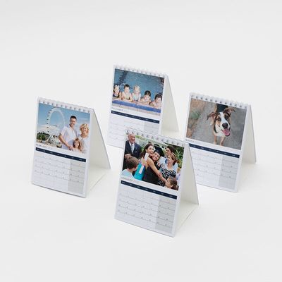 Calendario de mesa personalizado online