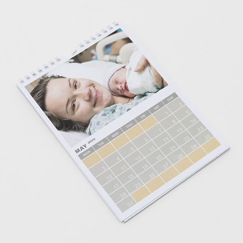 オリジナル壁掛けカレンダー 22年用 A5サイズ壁掛けカレンダー作成 写真ギフト オリジナル壁掛けカレンダー 22年用 A5サイズ壁掛けカレンダー作成 写真ギフト