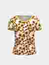 Handtillverkad djupringad T-shirt