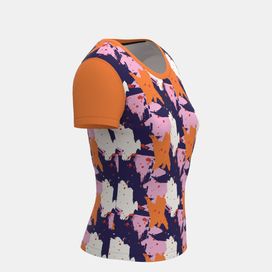 bedrukte ronde hals t-shirts