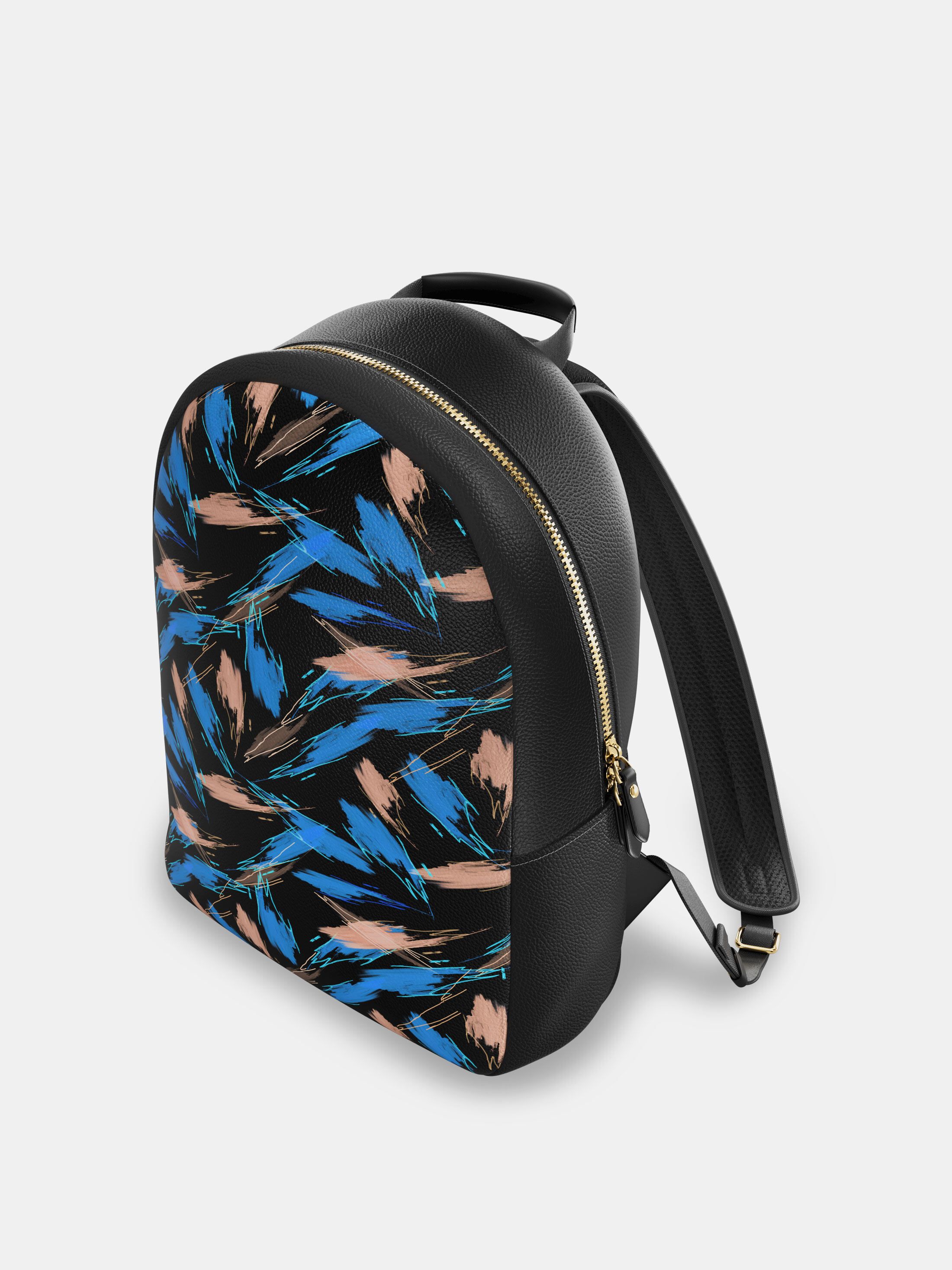 custom leather backpack