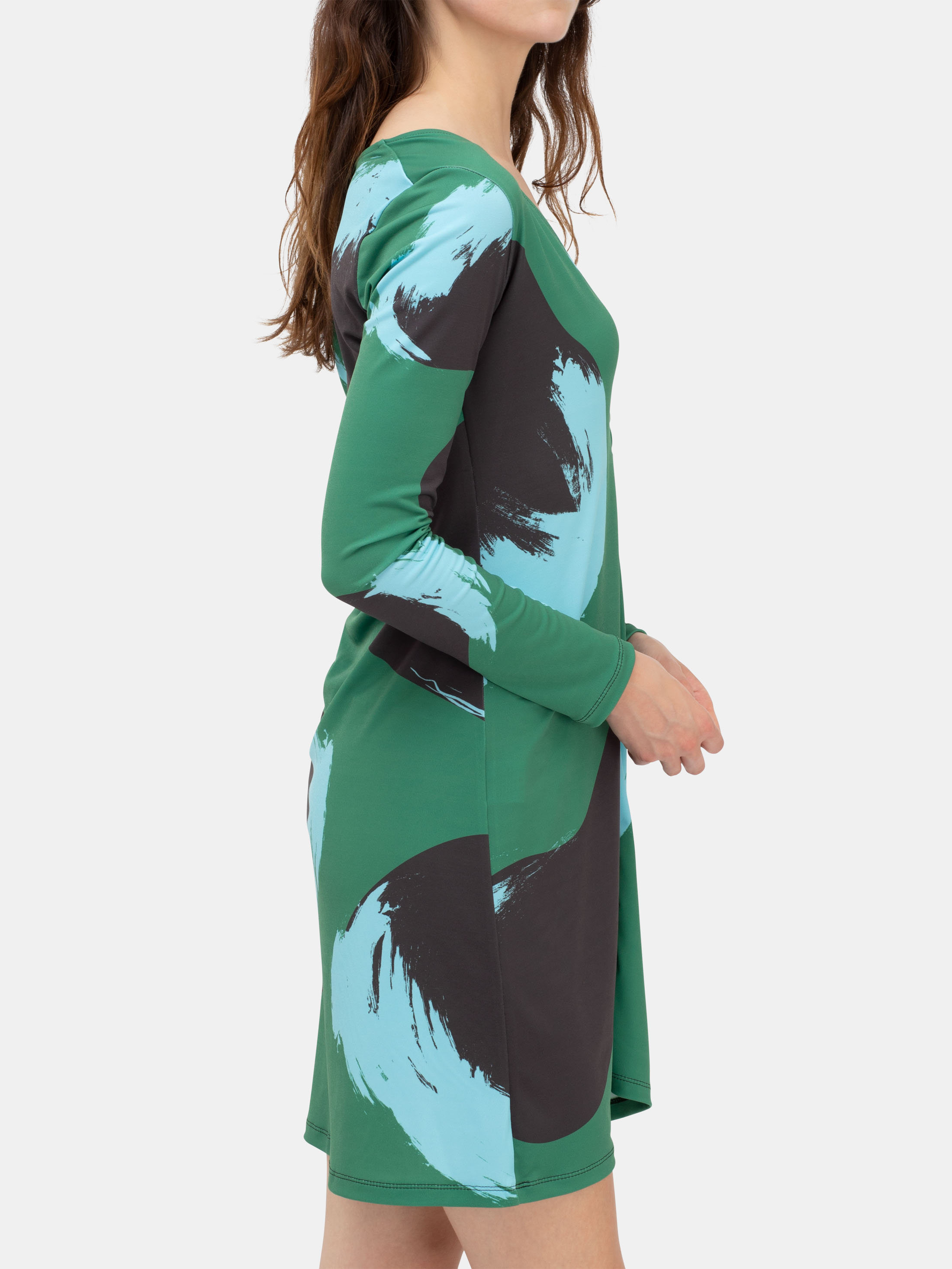 womens button through dress detail