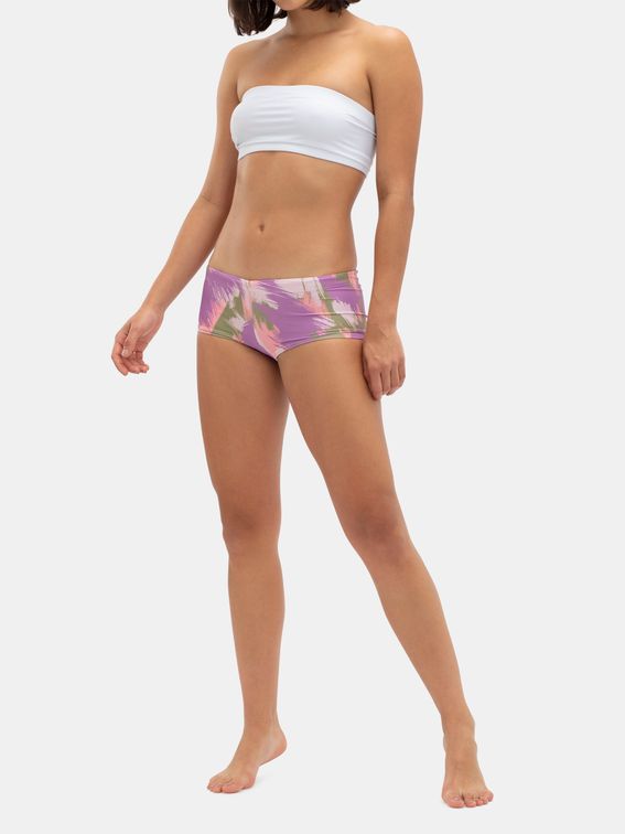 printed hot pants personalized up close