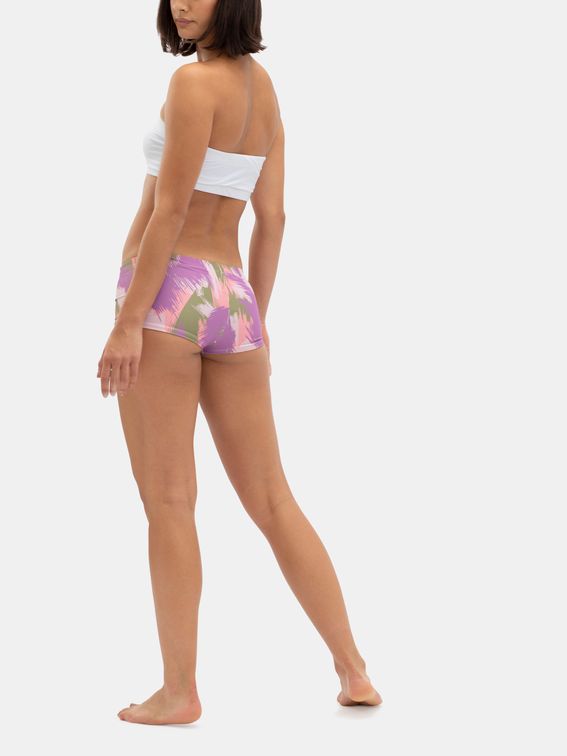 details of custom hot pants