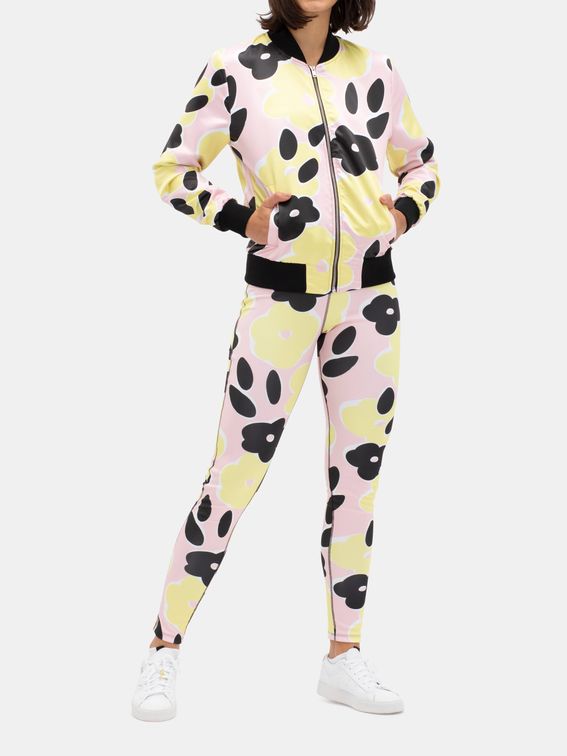 printed bomber jacket women's