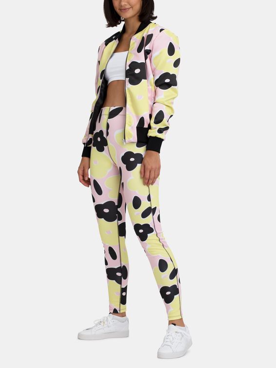 プリントボンバージャケット