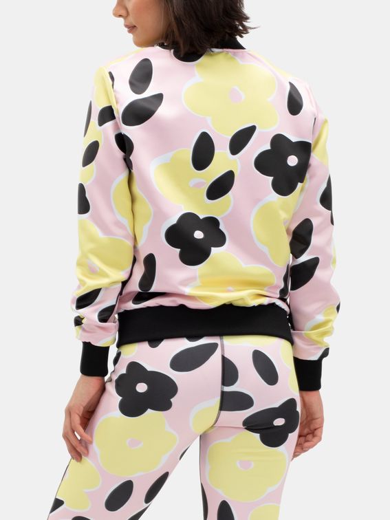 printed bomber jacket women's