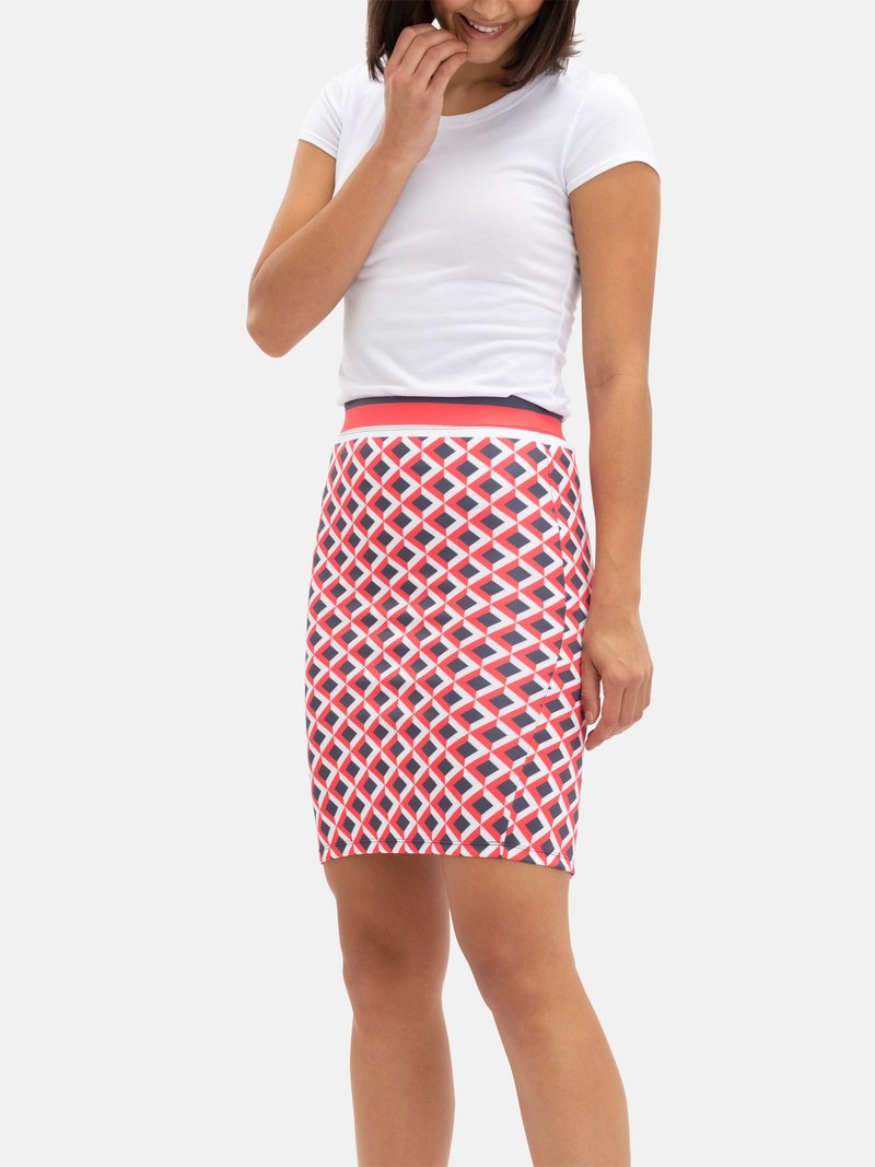 printed pencil skirt