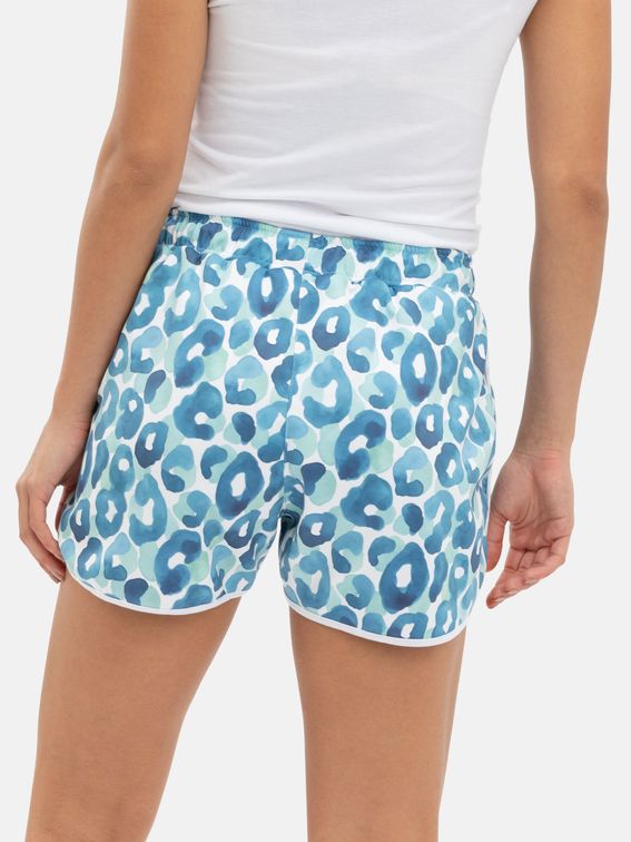 printed womens running shorts